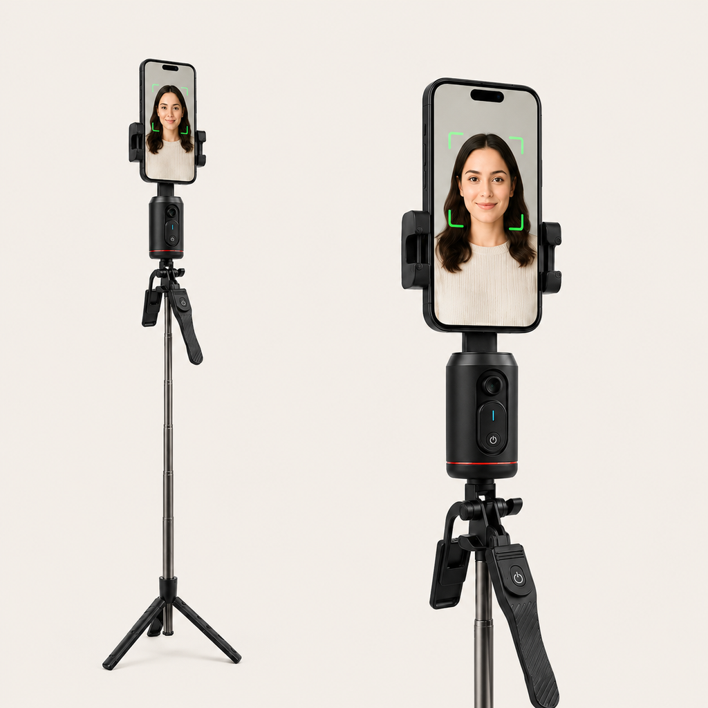 Tripé para Celular Inteligente com Rastreamento Facial