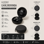 Case Redondo Estojo Organizador | Tamanho P - Preto