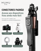 Tripé para Celular Inteligente com Rastreamento Facial