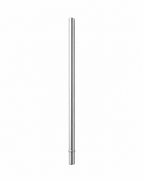 Canudo Metal 27cm para Garrafas e Quenchers | Prateado