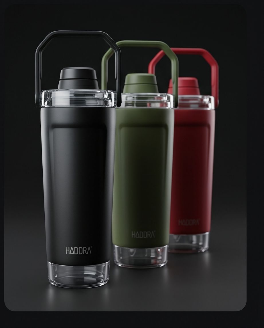 Coqueteleira Térmica Hiddra Element 600ml - HC720 Verde Escuro