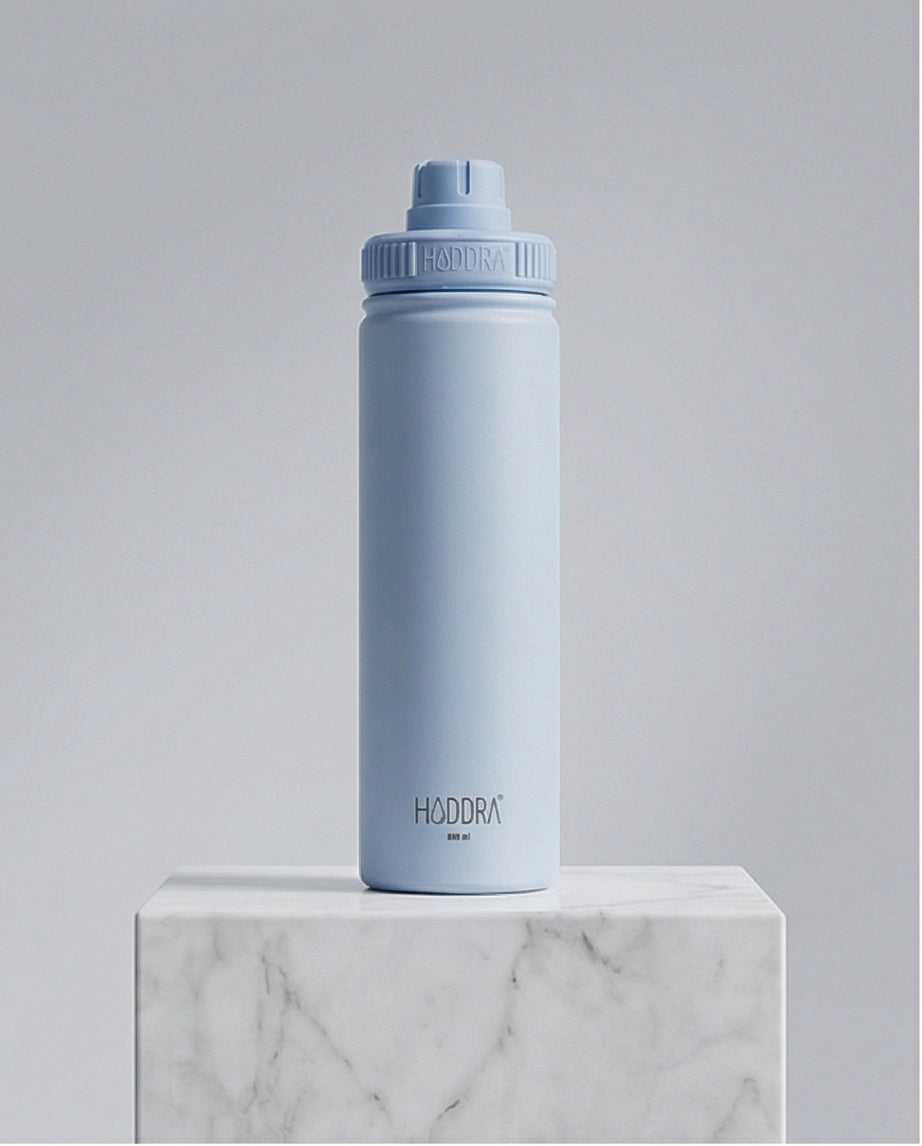 Garrafa Térmica Inox 800ml Hiddra Azul Claro