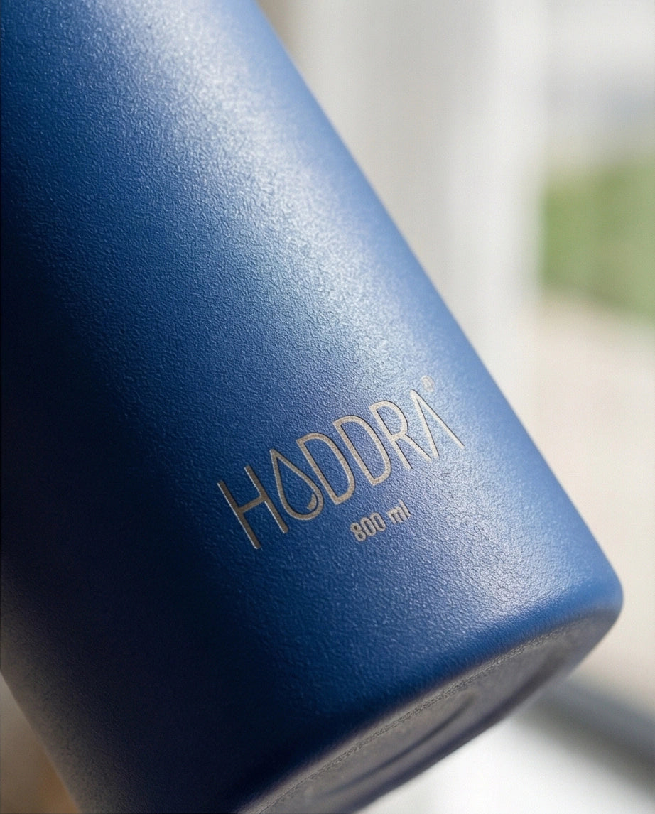 Garrafa Térmica Inox 800ml Hiddra Azul Escuro