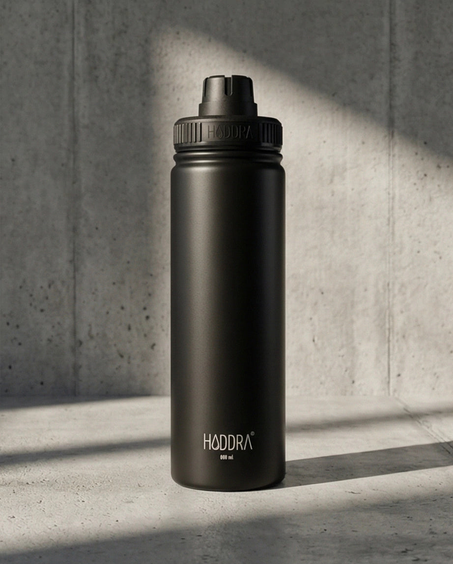 Garrafa Térmica Inox 800ml Hiddra Preto