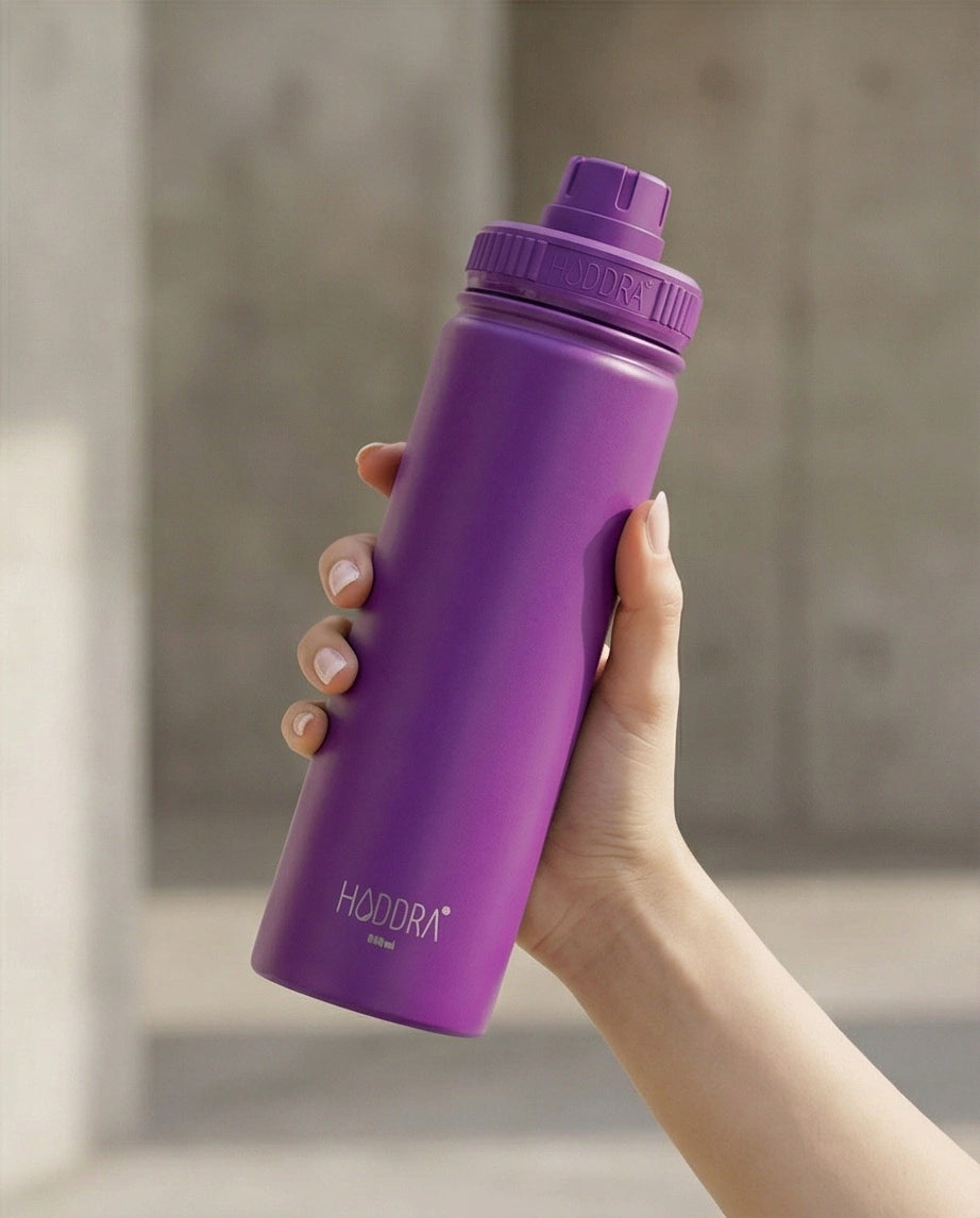 Garrafa Térmica Inox 800ml Hiddra Roxo