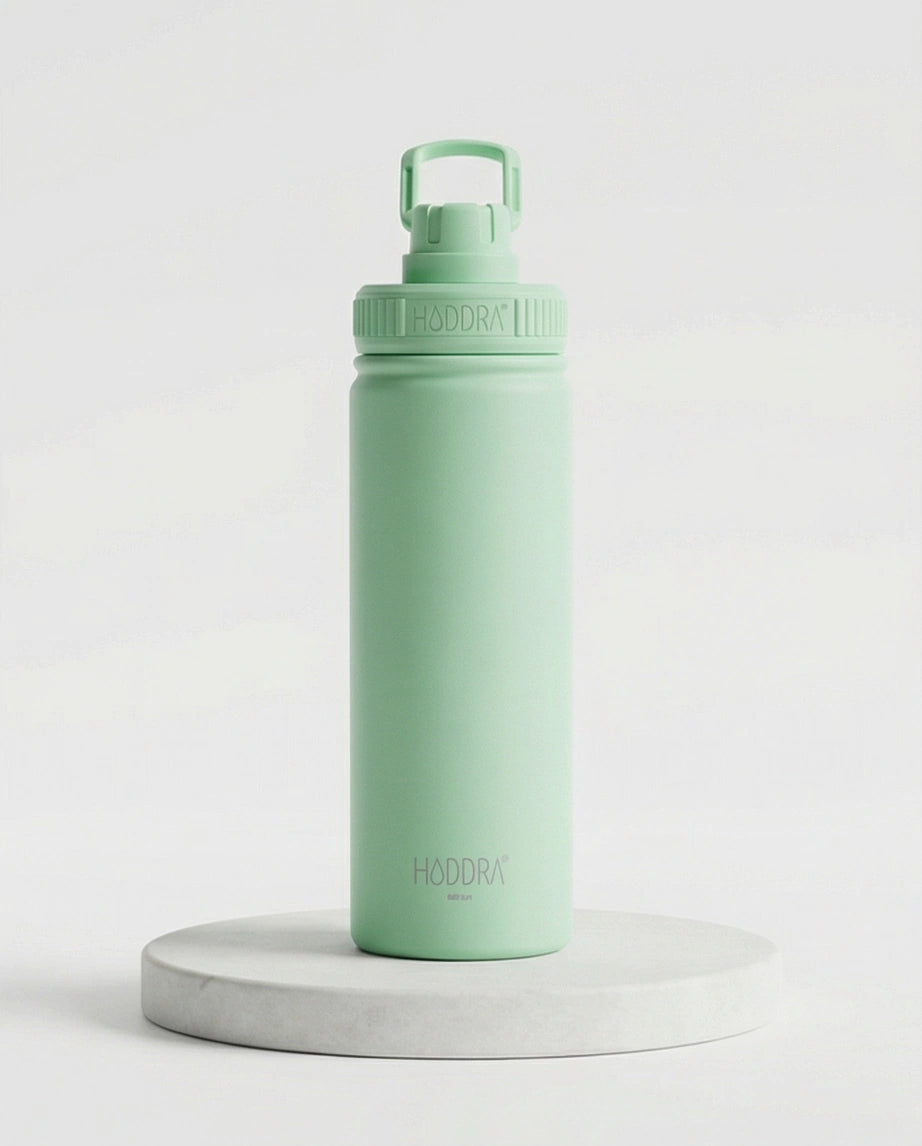 Garrafa Térmica Inox 800ml Hiddra Verde Claro