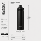 Garrafa Térmica Inox 800ml Hiddra Rosa Pink