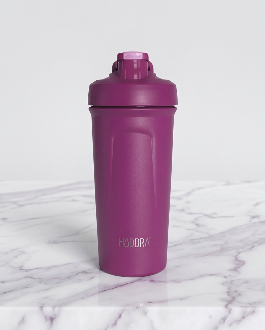 Coqueteleira Térmica Hiddra Vibe 600ml - HC610 Orquídea