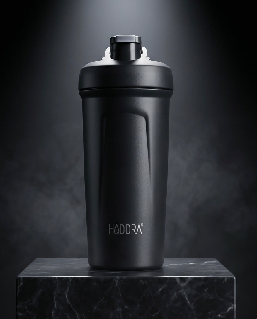Coqueteleira Térmica Hiddra Vibe 600ml - HC610 Preto