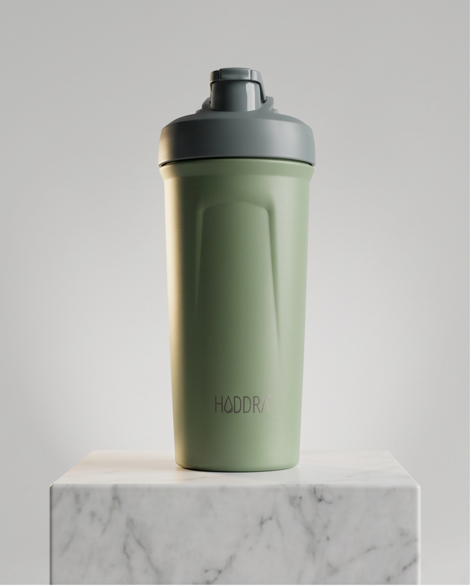 Coqueteleira Térmica Hiddra Vibe 600ml - HC610 Verde Militar