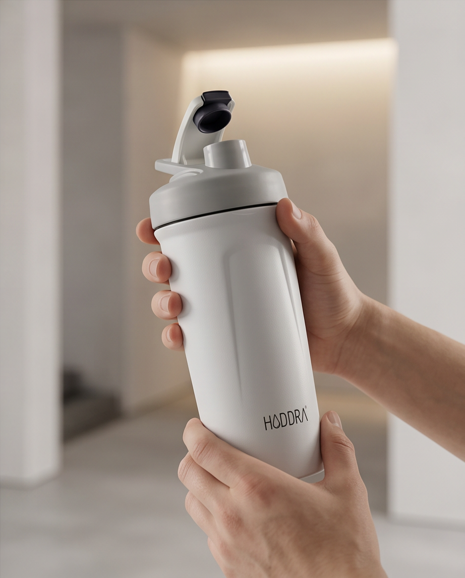 Coqueteleira Térmica Hiddra Vibe 600ml - HC610 Branco