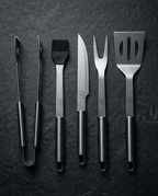 Kit Churrasco 9 Peças em Inox com Estojo