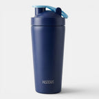 Coqueteleira Térmica com Misturador Hiddra 700ml - Azul Escuro