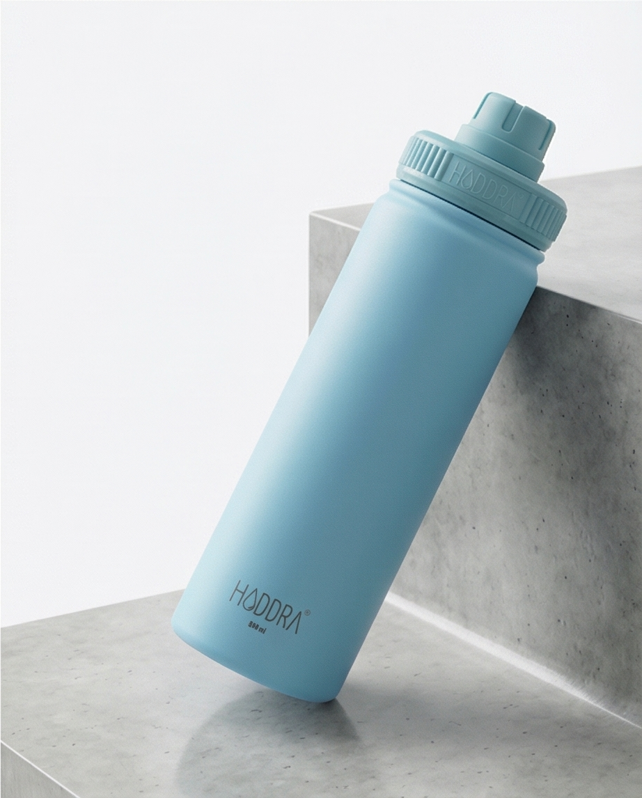 Garrafa Térmica Inox 800ml Hiddra Turquesa