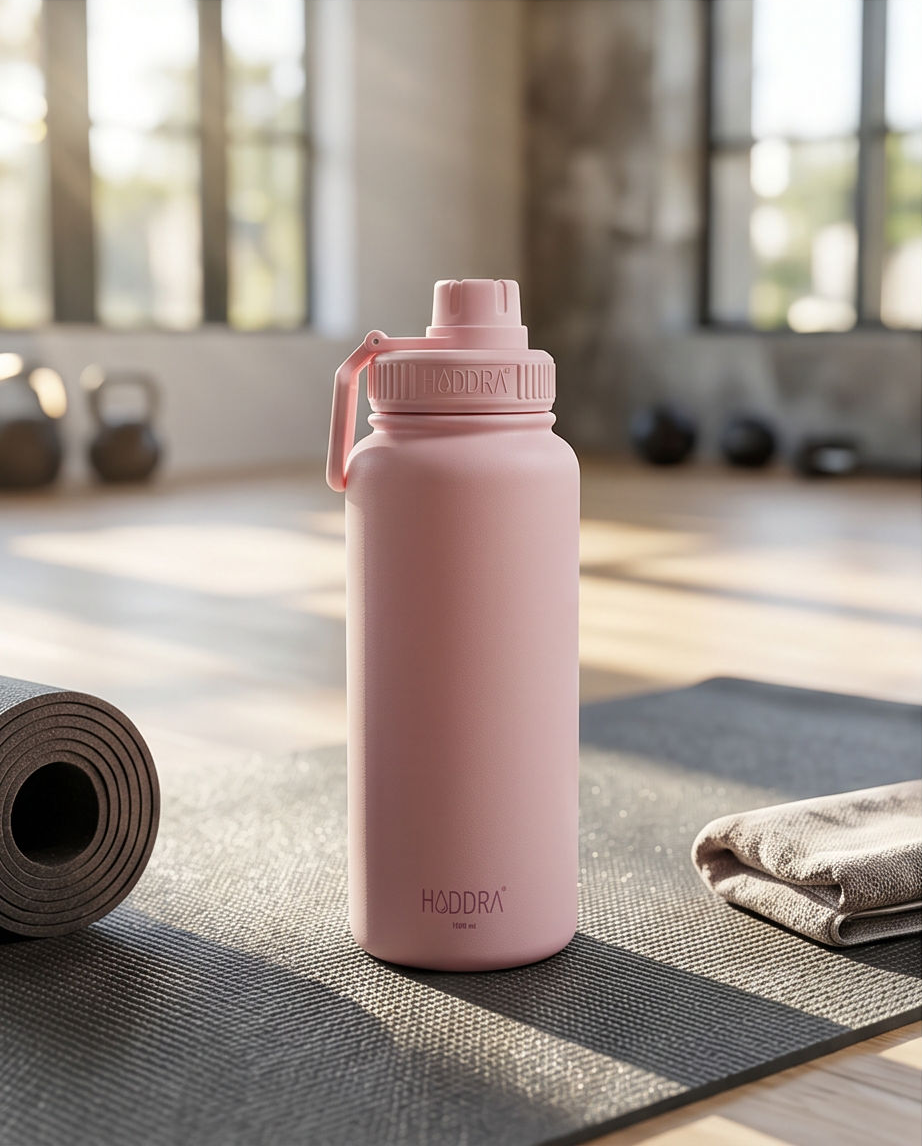 Garrafa Térmica Hiddra 1000ml - Rosa Claro