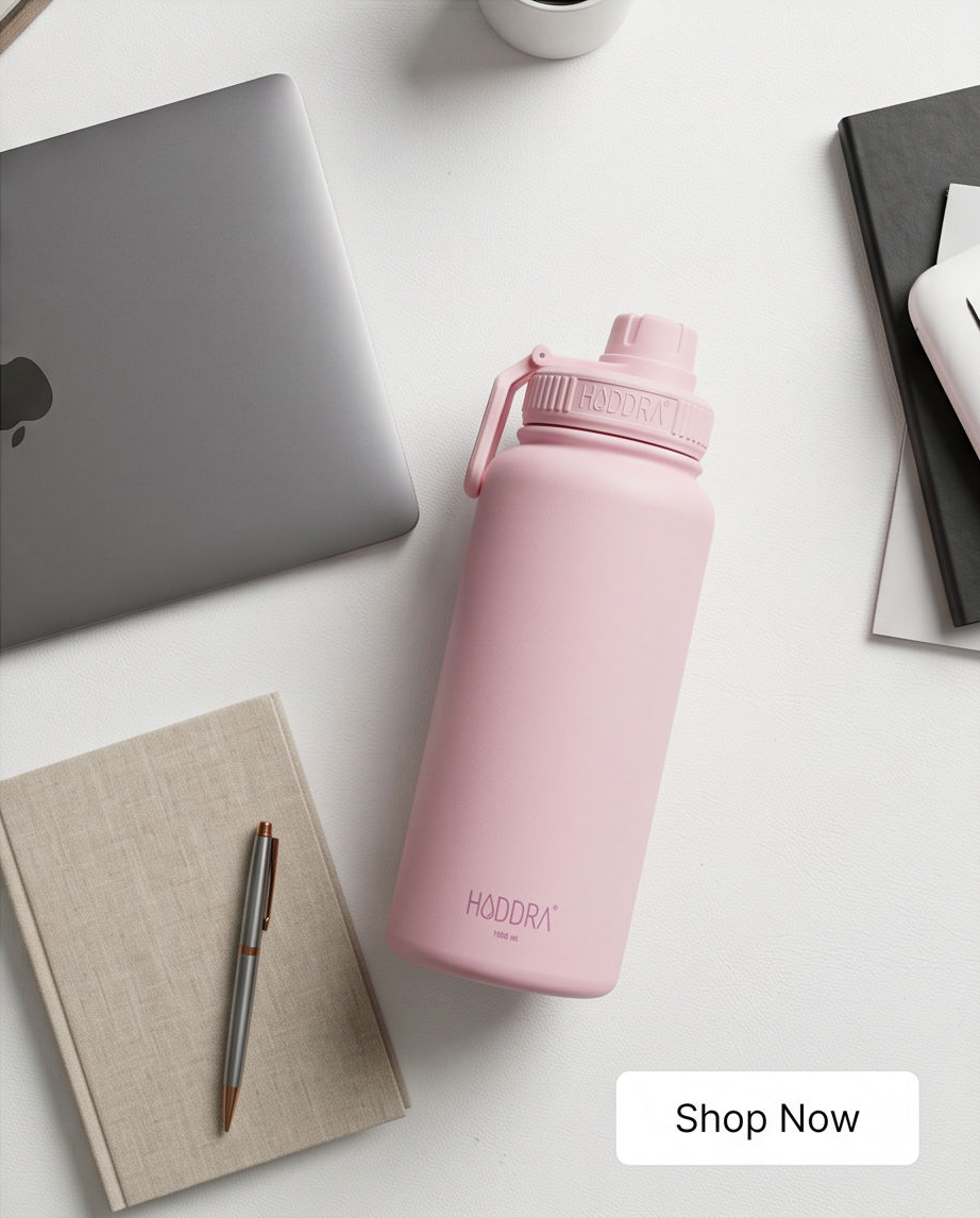 Garrafa Térmica Hiddra 1000ml - Rosa Claro