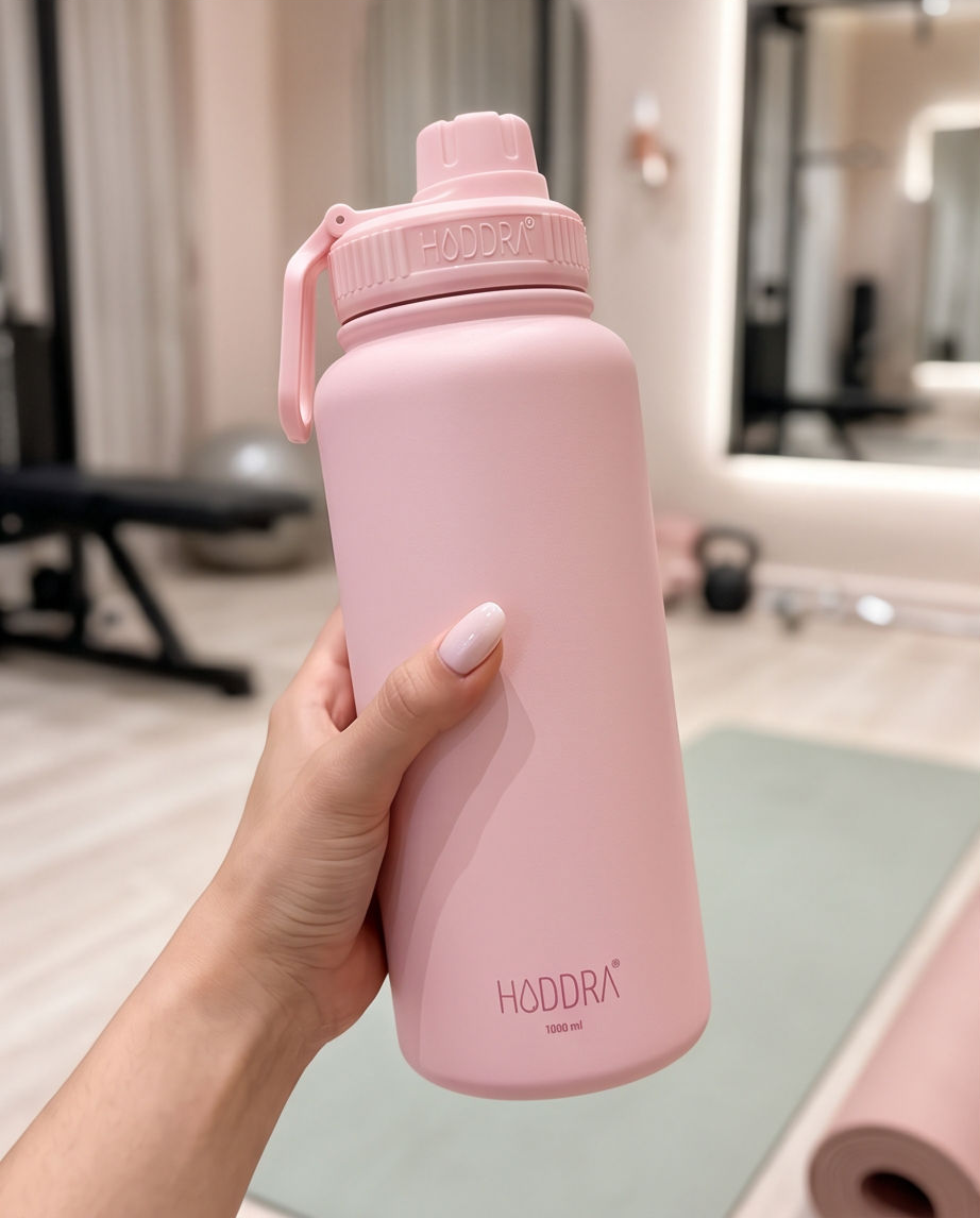 Garrafa Térmica Hiddra 1000ml - Rosa Claro