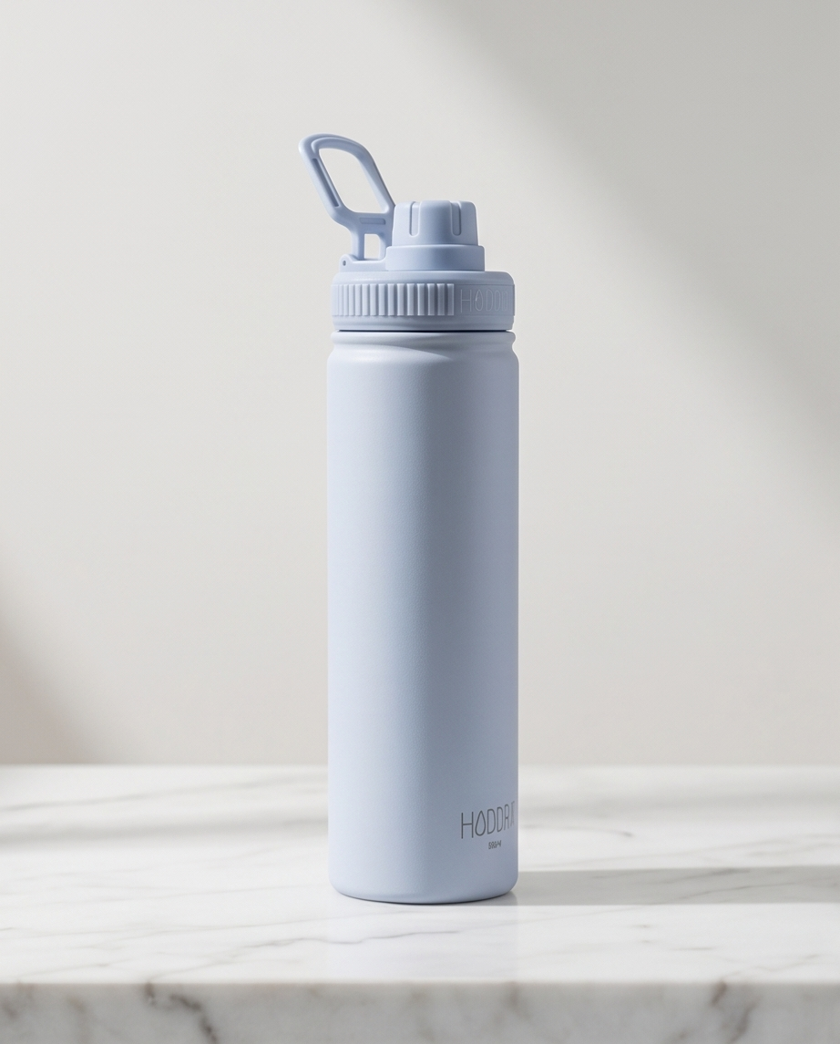 Garrafa Térmica Inox 800ml Hiddra Azul Claro