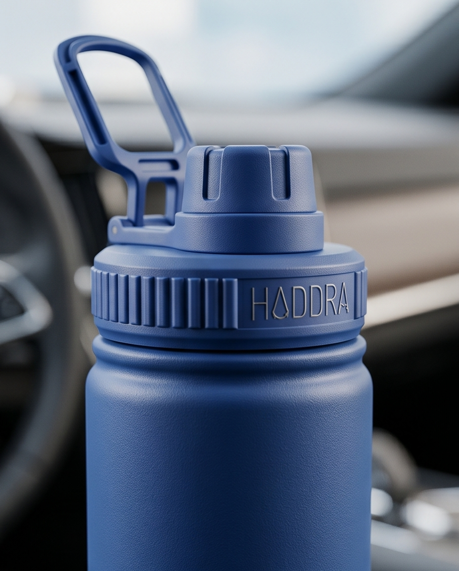 Garrafa Térmica Inox 800ml Hiddra Azul Escuro
