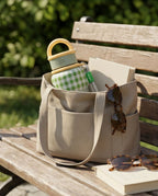 Garrafa Térmica Hiddra Picnic - 600ml | Xadrez Verde