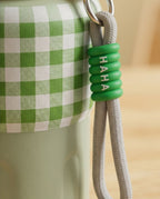 Garrafa Térmica Hiddra Picnic - 600ml | Xadrez Verde