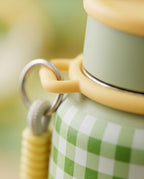 Garrafa Térmica Hiddra Picnic - 800ml | Xadrez Verde