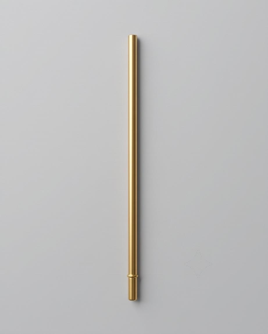 Canudo Metal 27cm para Garrafas e Quenchers | Dourado