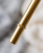 Canudo Metal 27cm para Garrafas e Quenchers | Dourado
