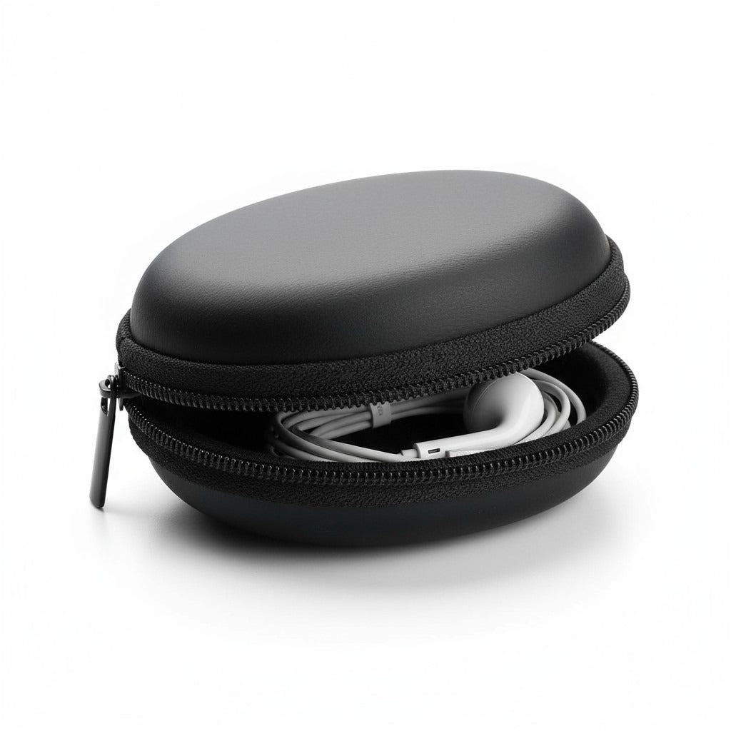 Case Redondo Estojo Organizador | Tamanho P - Preto