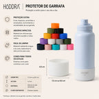 Capa de Silicone para Garrafa Antiderrapante para Copo e Garrafas Hiddra | Azul Marinho 7,5cm