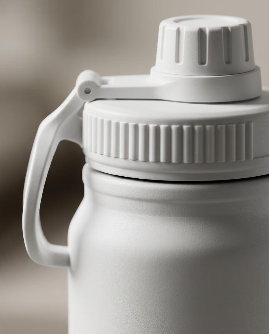 Garrafa Térmica Hiddra Kids 350ml - Branco