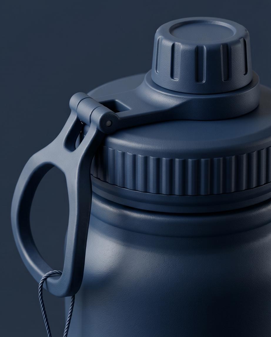 Garrafa Térmica Hiddra Kids 350ml - Azul Escuro