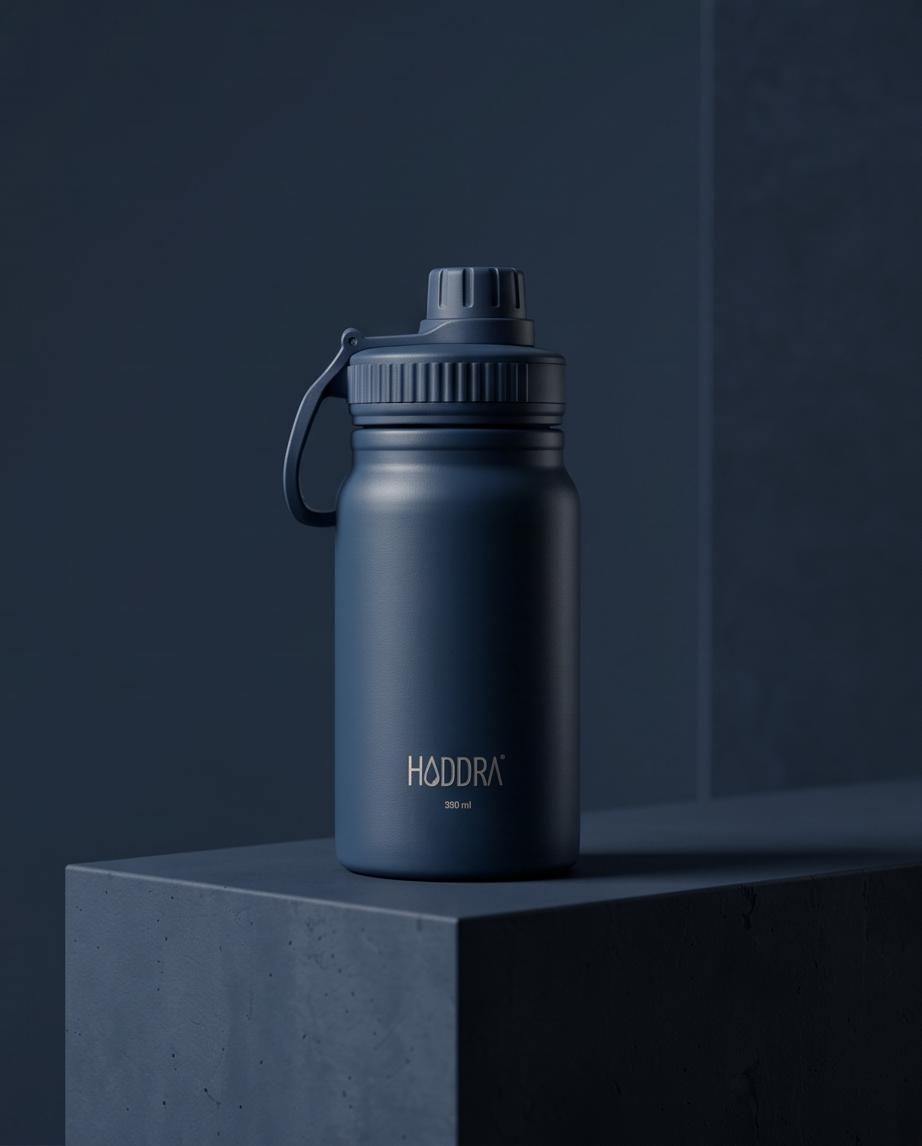 Garrafa Térmica Hiddra Kids 350ml - Azul Escuro