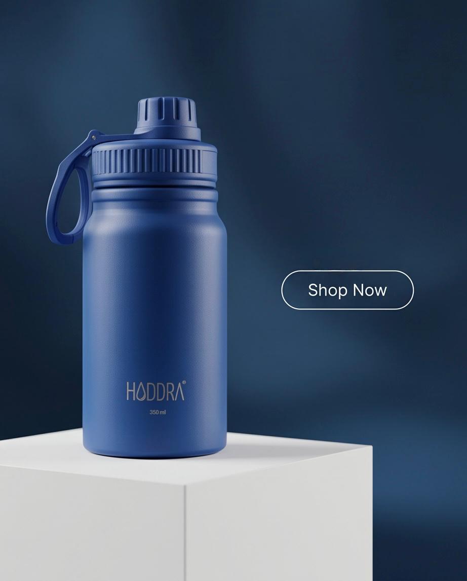 Garrafa Térmica Hiddra Kids 350ml - Azul Marinho