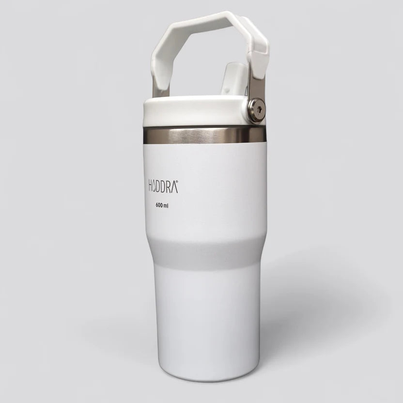 Copo Térmico Hiddra 600ml com Alça e Canudo