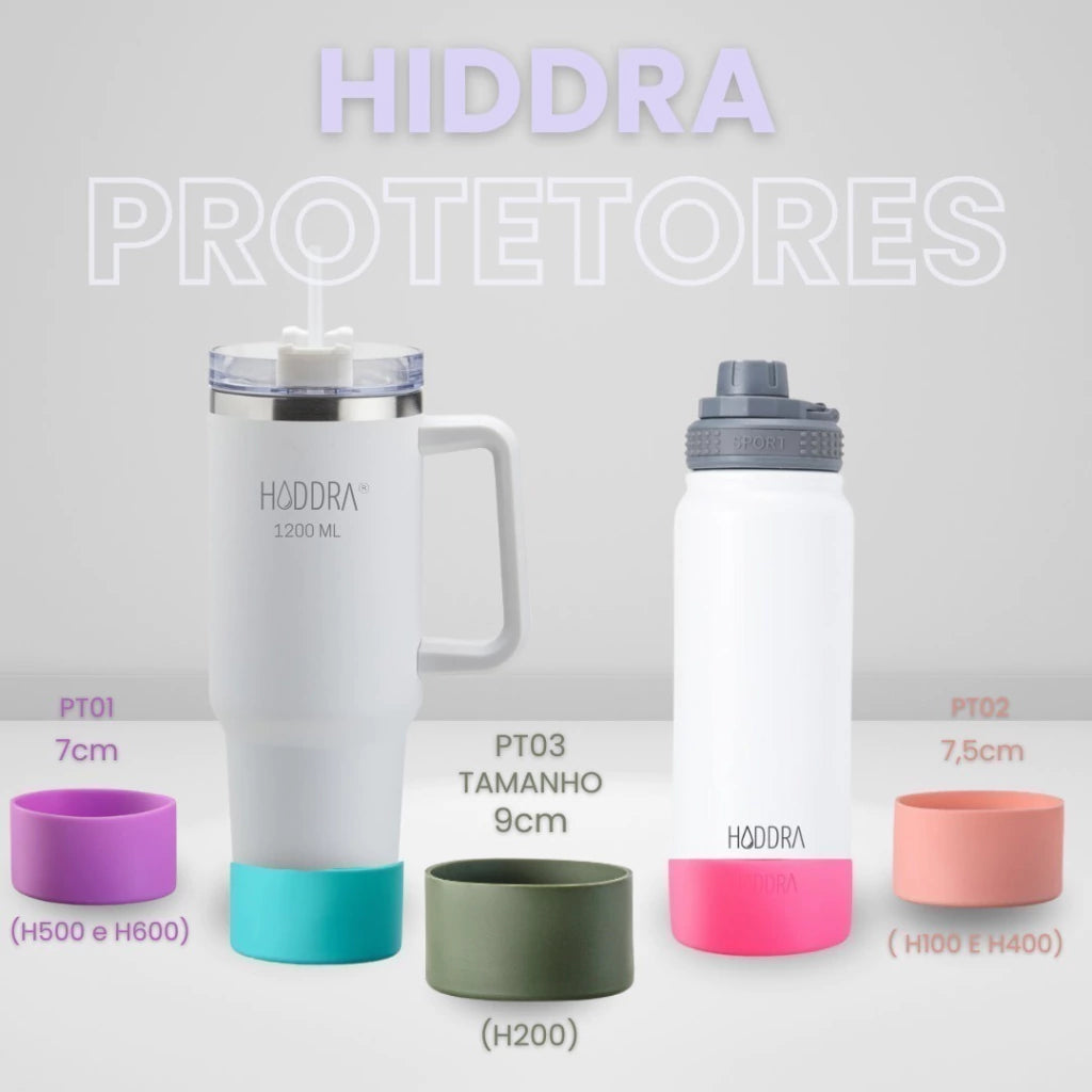 Capa de Silicone para Garrafa Antiderrapante para Copo e Garrafas Hiddra | Azul Marinho 7,5cm