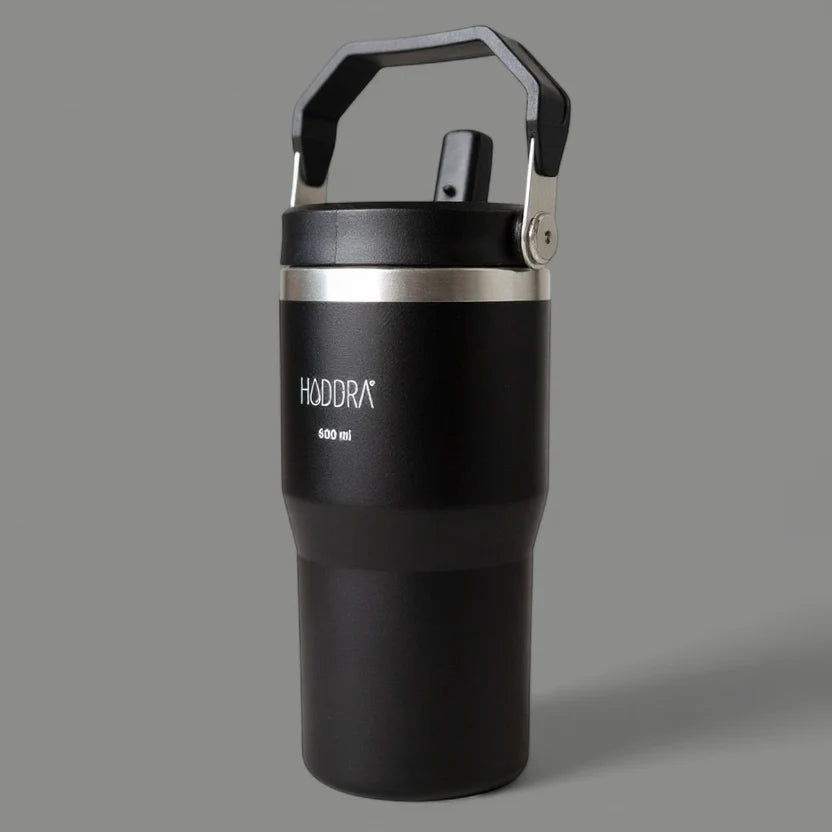 Copo Térmico Hiddra 600ml com Alça e Canudo